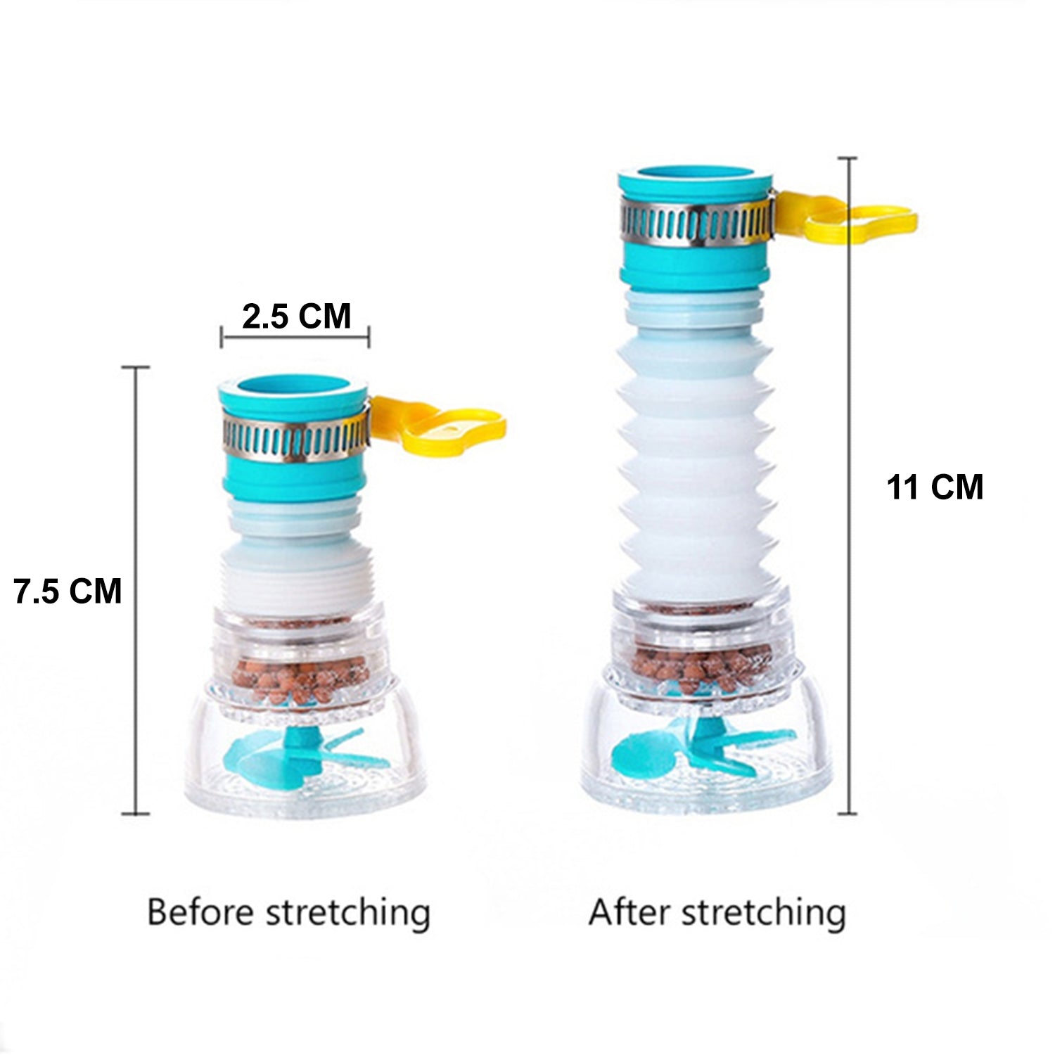 0208 360 Degree Water Saving Faucet Expandable Water Valve Splash Regulator 0208 360 Degree Water Saving Faucet Expandable Water Valve Splash Regulator